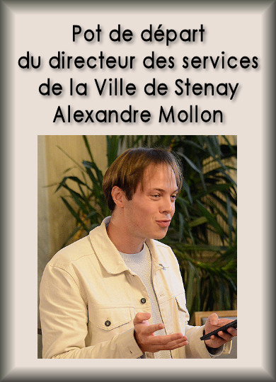 Pot de départ du Directeur des services de la Ville de Stenay, Alexandre Mollon